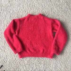 H&M: Hot Pink Fuzzy Sweater